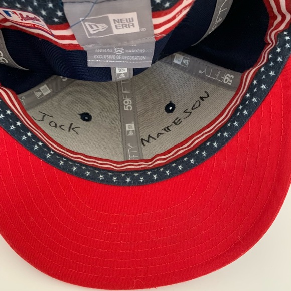 NEW ERA 59FIFTY “America” Boston Red Sox hat, size 7 55.8cm - Picture 12 of 12